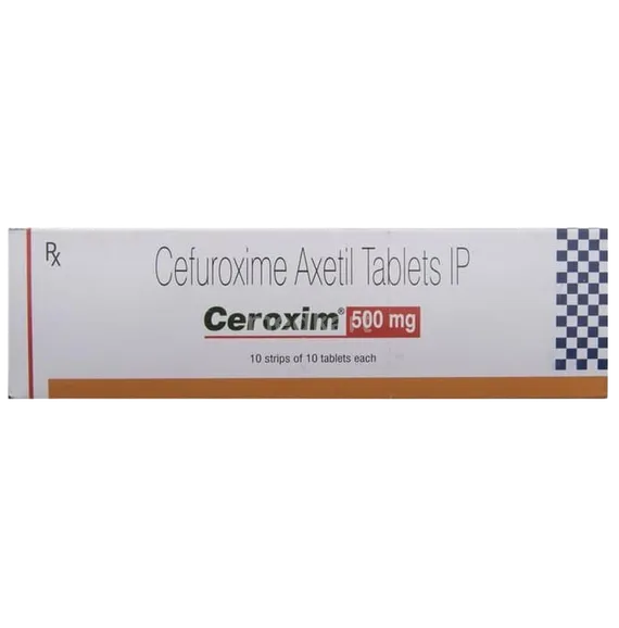 ceroxim 500mg tablet 10's